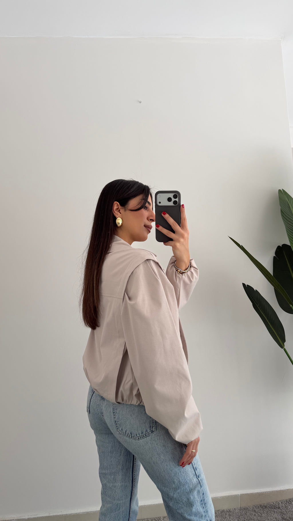 Kısa Bomber Trençkot