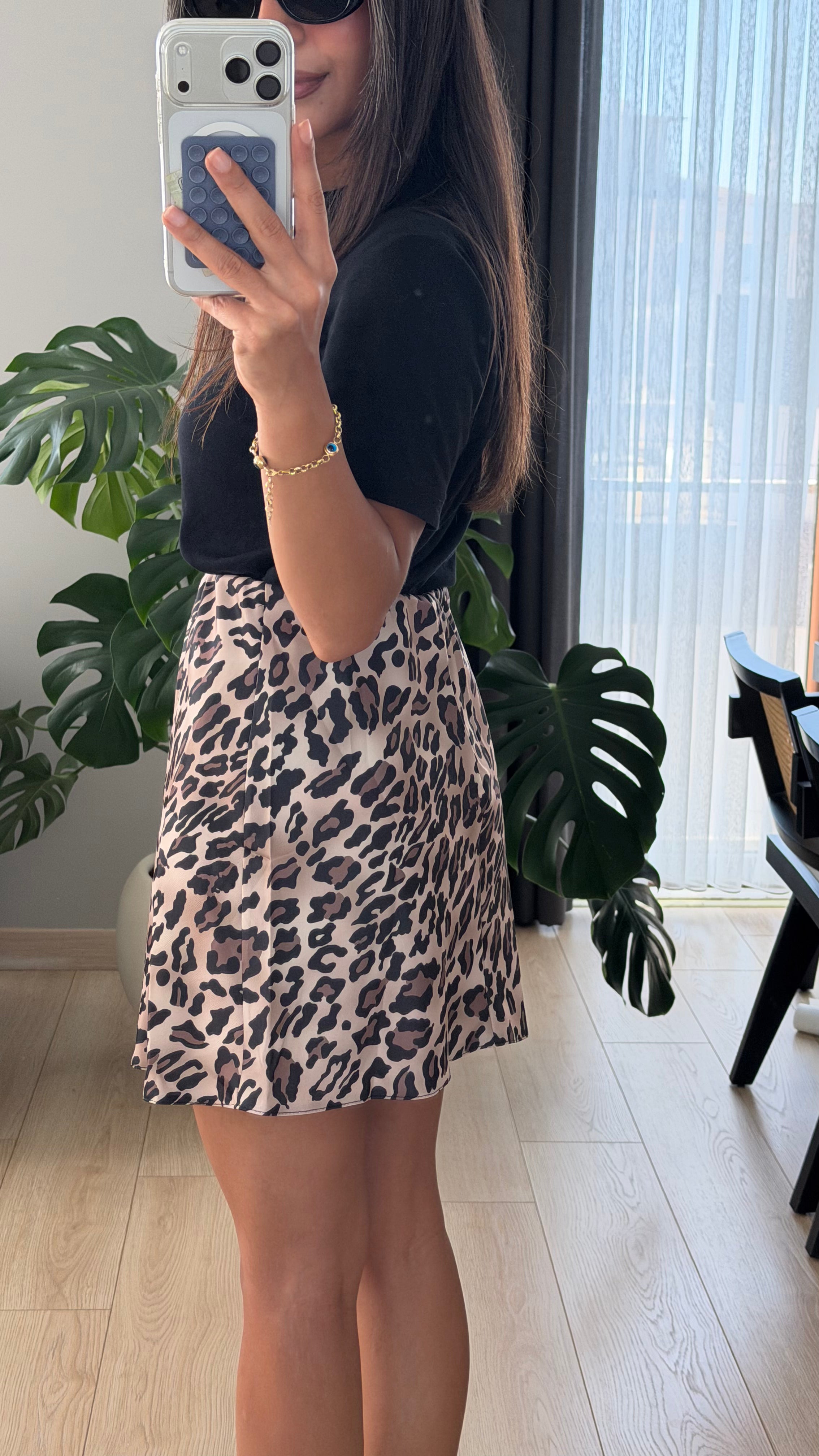 Leopar Saten Etek