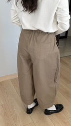 Barrel Fit pantolon- Açık Haki